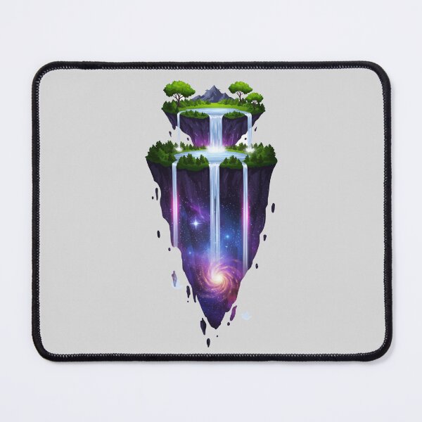 Item preview, Islas flotantes con cascadas que caen al espacio designed and sold by ARM-Designs.