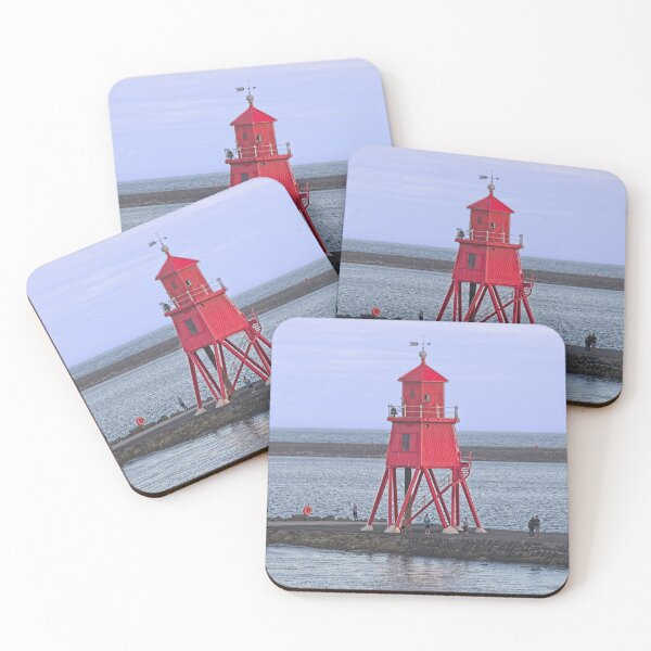 Item preview, Fishermen at Herd Groyne Lighthouse, South Shields, UK designed and sold by Martyn R Arnold Fine Art Nature & Landscape Photography.