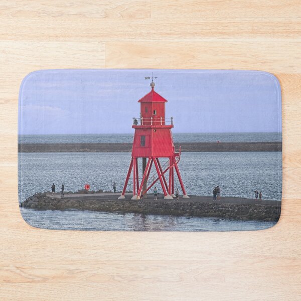 Item preview, Fishermen at Herd Groyne Lighthouse, South Shields, UK designed and sold by Martyn R Arnold Fine Art Nature & Landscape Photography.