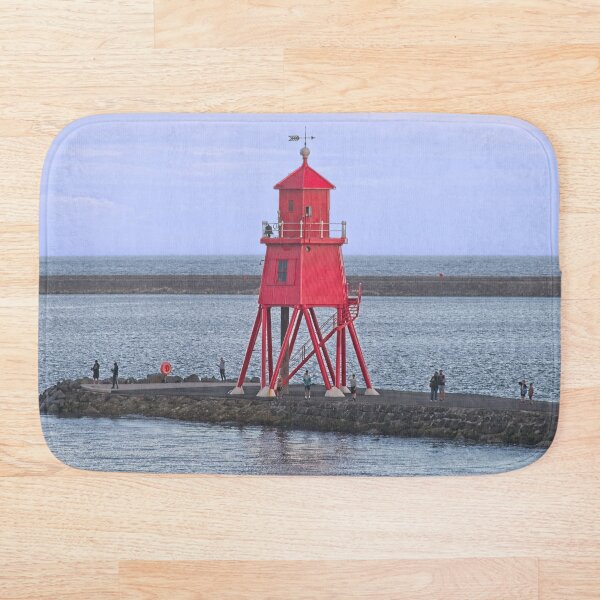 Item preview, Fishermen at Herd Groyne Lighthouse, South Shields, UK designed and sold by Martyn R Arnold Fine Art Nature & Landscape Photography.
