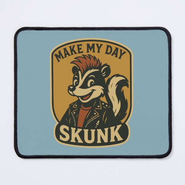 Item preview, Make My Day Skunk – Funny Punk Rock Skunk designed and sold by hangmeart.