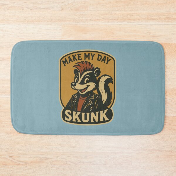 Item preview, Make My Day Skunk – Funny Punk Rock Skunk designed and sold by hangmeart.