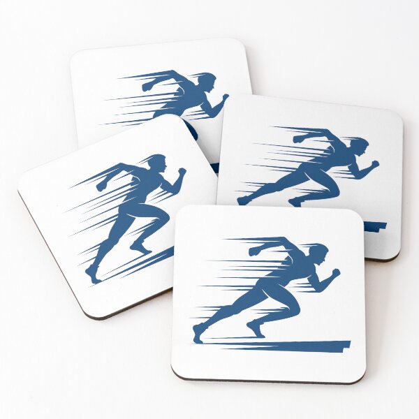 Item preview, Runner in Motion – Speed Sports Silhouette designed and sold by Momentum-Art.