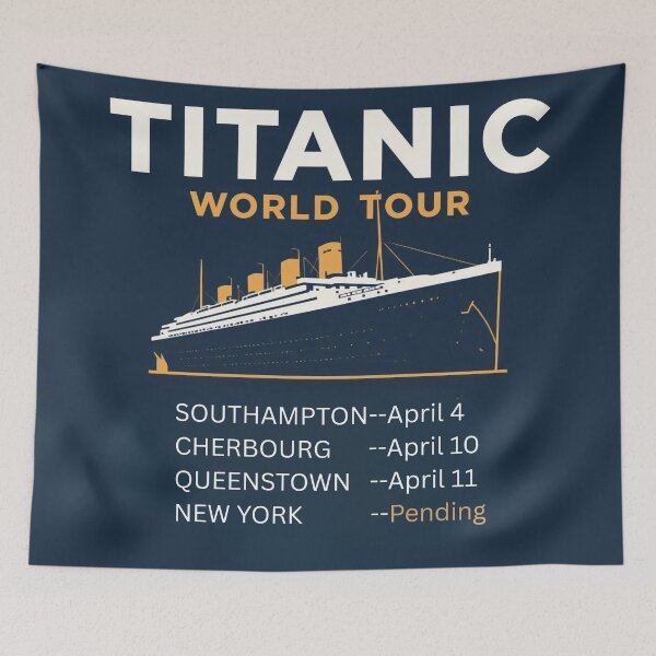 Item preview, Titanic World Tour designed and sold by Rue Market.