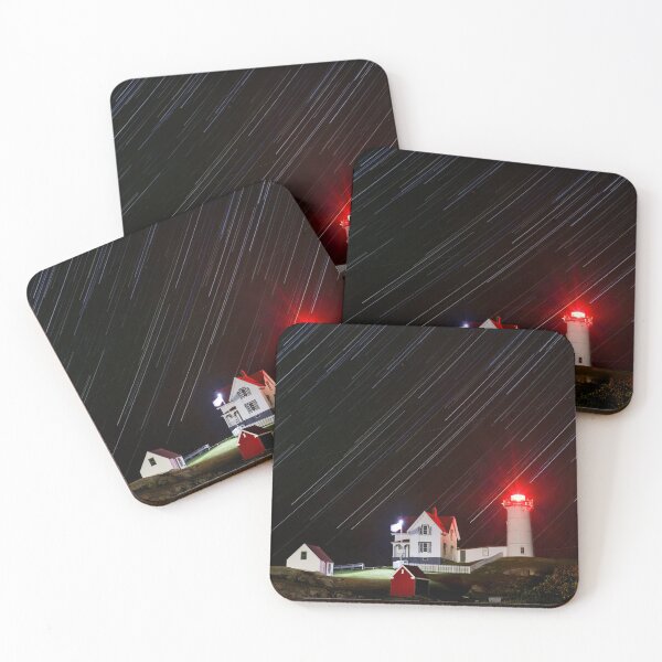 Item preview, Star Trails over Nubble Lighthouse designed and sold by Gerard Fornarotto.