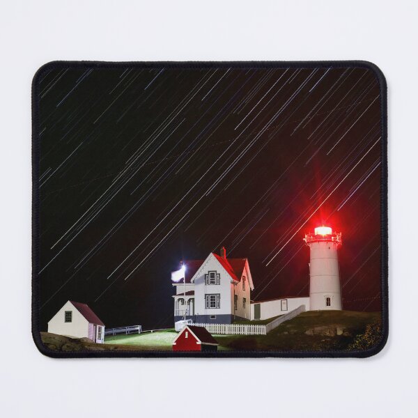 Item preview, Star Trails over Nubble Lighthouse designed and sold by Gerard Fornarotto.