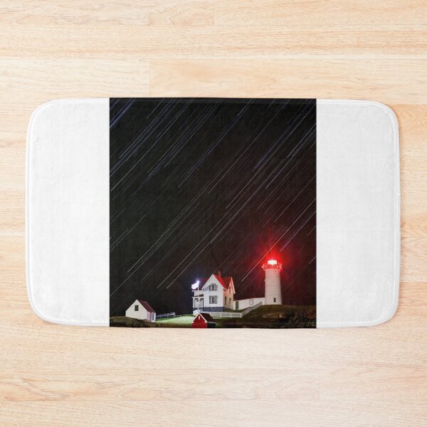 Item preview, Star Trails over Nubble Lighthouse designed and sold by Gerard Fornarotto.