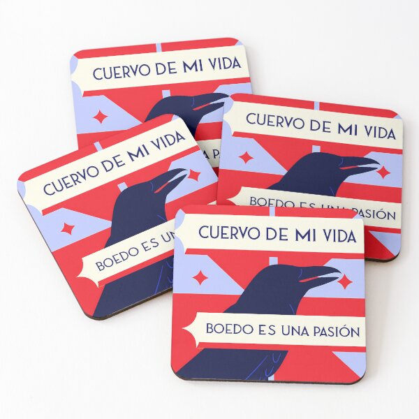 Item preview, Cuervo de mi vida Boedo Pasión Azulgrana  designed and sold by ART ATTACK ZONE.