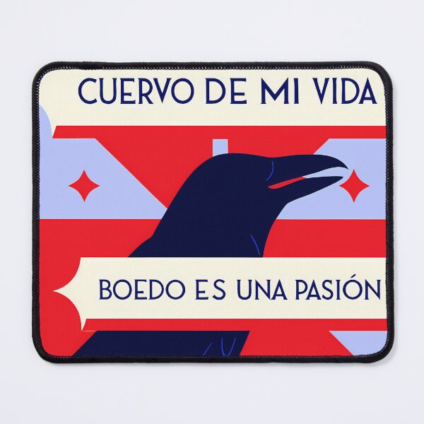 Item preview, Cuervo de mi vida Boedo Pasión Azulgrana designed and sold by ART ATTACK ZONE.
