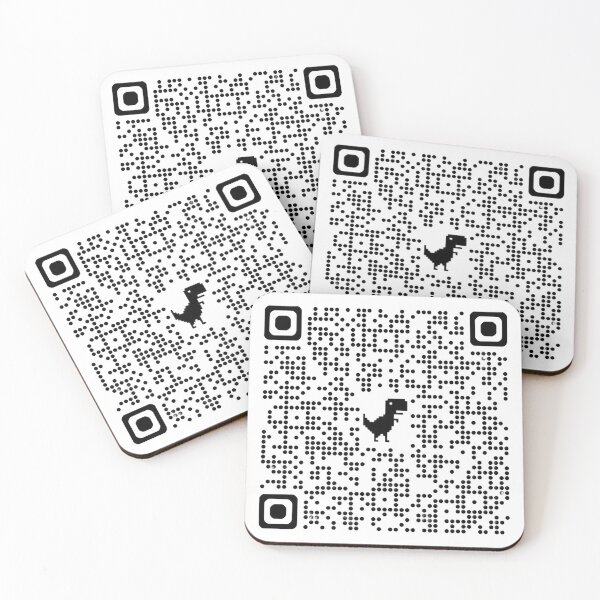 Item preview, Scan & Roar – QR Code Dinosaur Tee designed and sold by TrendThreadsfor.