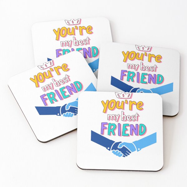 Item preview, "Colorful Friendship Quote with Handshake"  designed and sold by Relevant Merch.