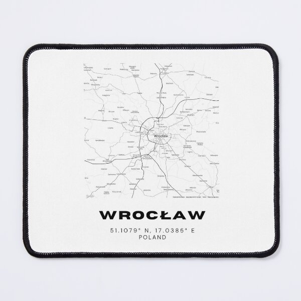 Item preview, Wrocław Poland Map – Minimalist Black & White City Poster designed and sold by RM-Journey.