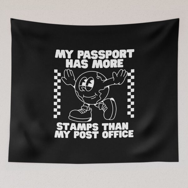Item preview, My passport has more stamps  designed and sold by Peerless-Prime.