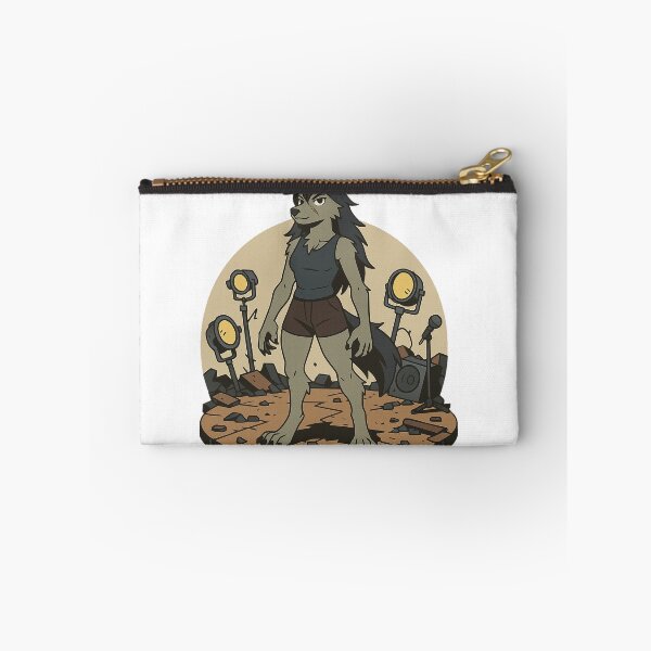 Item preview, Rock Wolf Diva – Fierce Anthro Stage Art designed and sold by CaliLuminos.