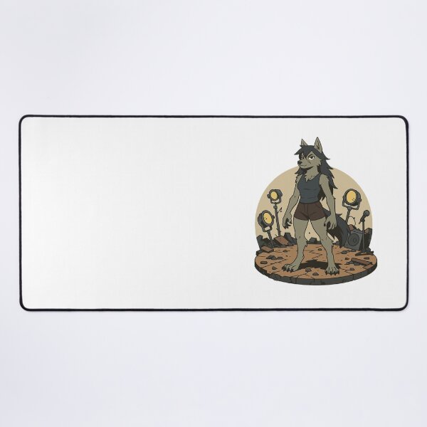 Item preview, Rock Wolf Diva – Fierce Anthro Stage Art designed and sold by CaliLuminos.