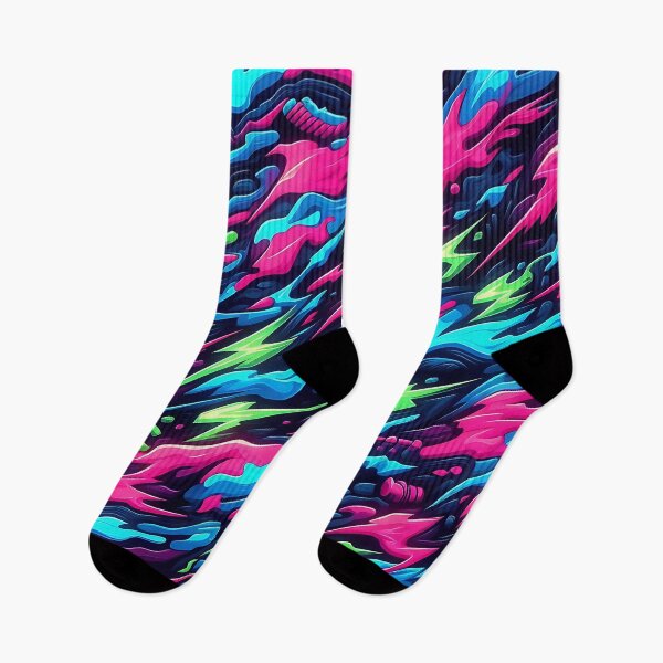 Artikelvorschau, Neonfarben Camouflage Muster Stil Eins entworfen und verkauft von Mark Cannon.