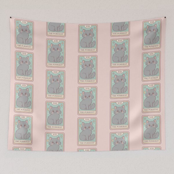 Item preview, Tarot Cat – The Purriest Pastel Cartoon designed and sold by wwshd.