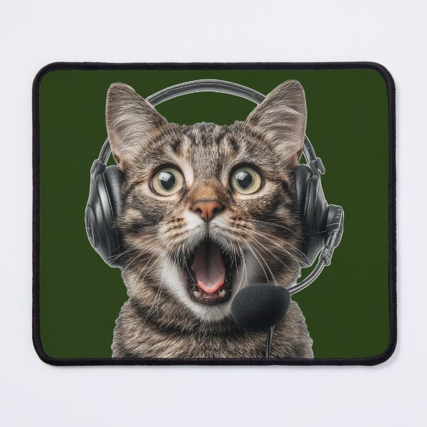 Item preview, Gamer Cat Version 2! designed and sold by The Great Land of Snark!.