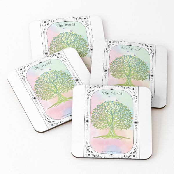 Item preview, Botanical Tarot Series - The World designed and sold by TheLoadingPetal.