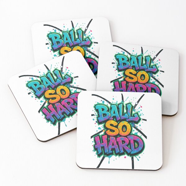 Item preview, Ball So Hard Basketball Motivation Hip Hop Streetwear Design designed and sold by GeniePixel.