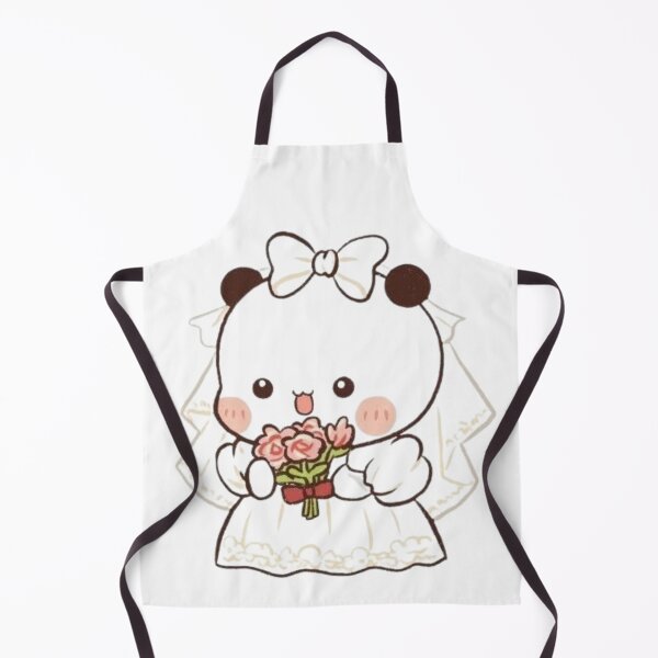 Item preview, Dudu bride Bubu Dudu Sugar Mochi Milk Peach Couple Panda Bear Love 2025 designed and sold by BrightStreets.