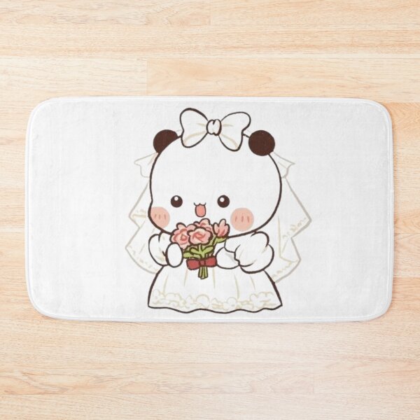 Item preview, Dudu bride Bubu Dudu Sugar Mochi Milk Peach Couple Panda Bear Love 2025 designed and sold by BrightStreets.