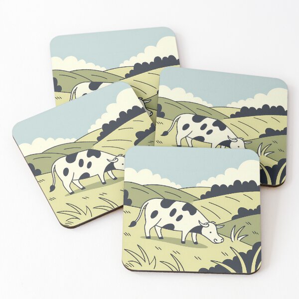 Item preview, Cow Animal Illustrations Geometric Bold Styles Art Natural designed and sold by ART ATTACK ZONE.