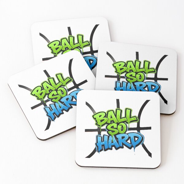 Item preview, Ball So Hard Basketball Motivation Hip Hop t-shirt Design designed and sold by GeniePixel.