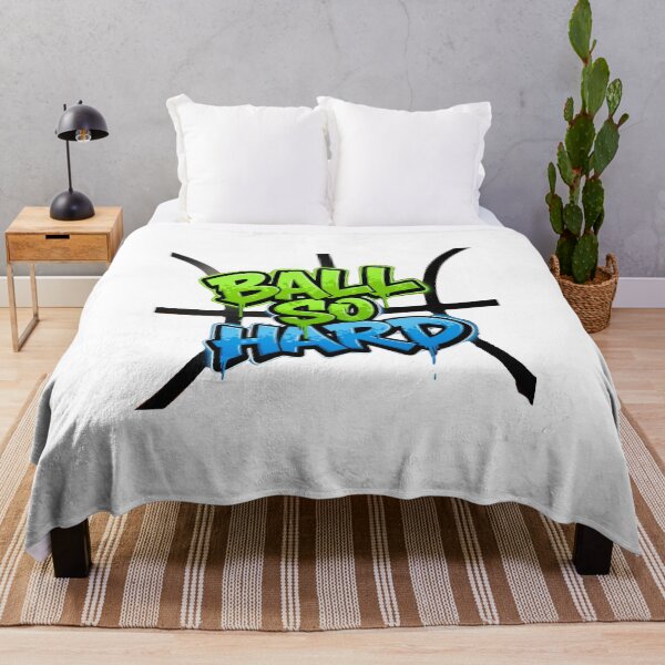 Item preview, Ball So Hard Basketball Motivation Hip Hop t-shirt Design designed and sold by GeniePixel.