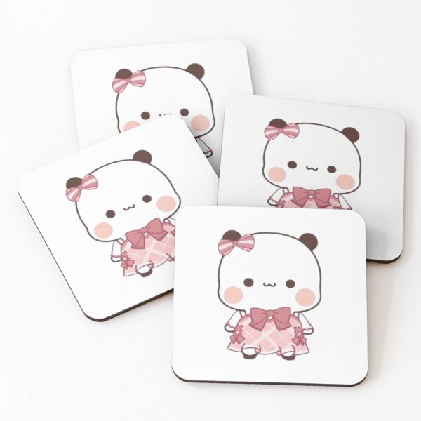 Item preview, Dudu Dress Bubu Dudu Sugar Mochi Milk Peach Couple Panda Bear Love 2025 designed and sold by BrightStreets.