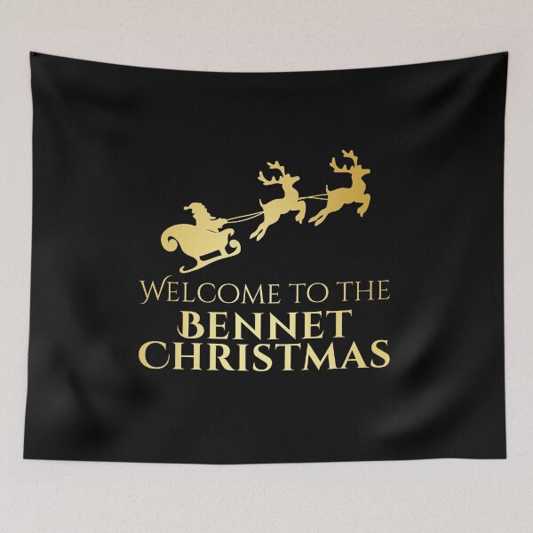 Item preview, Welcome to the Bennet Christmas – Gold Family Name designed and sold by buglevel.