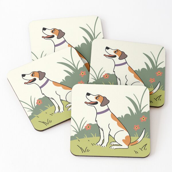 Item preview, Doggie Animal Illustrations Geometric Bold Styles Art Natural designed and sold by ART ATTACK ZONE.