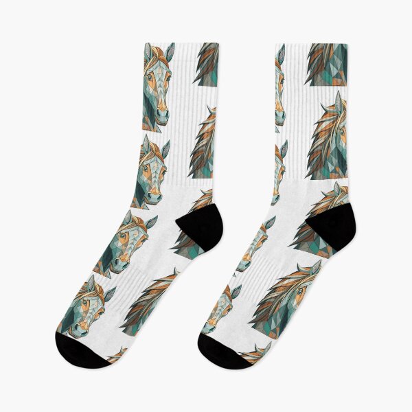 Item preview, Horse Animal Illustrations Geometric Bold Styles Art Natural designed and sold by ART ATTACK ZONE.