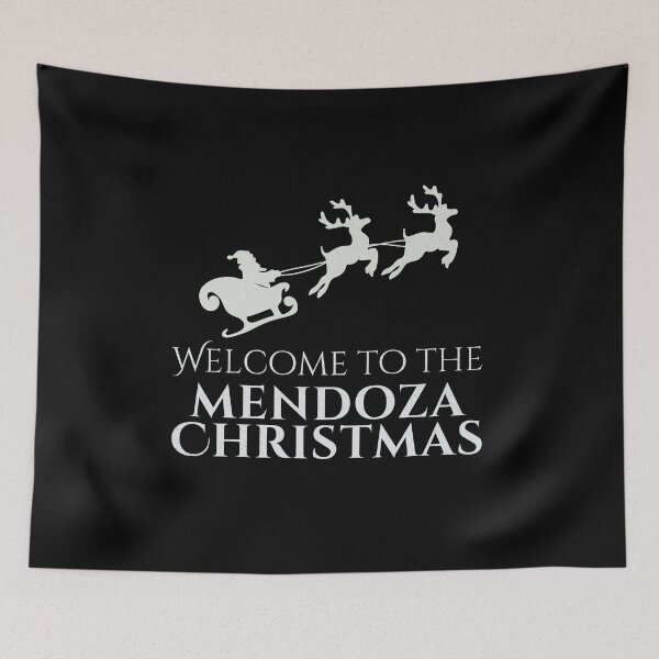 Item preview, Welcome to the Mendoza Christmas – Silver Family Name designed and sold by buglevel.