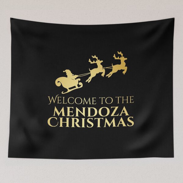 Item preview, Welcome to the Mendoza Christmas – Gold Family Name designed and sold by buglevel.