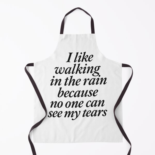 Item preview, "I Like Walking in the Rain – Inspirational Quote" designed and sold by KindSoul-Prints.
