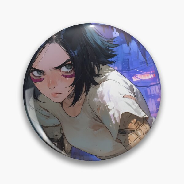 Item preview, Alita Battle Angel Fierce Anime Girl Cyberpunk designed and sold by juniorcastros.