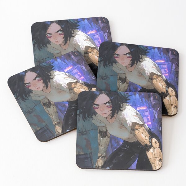Item preview, Alita Battle Angel Fierce Anime Girl Cyberpunk designed and sold by juniorcastros.