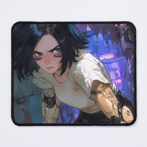 Item preview, Alita Battle Angel Fierce Anime Girl Cyberpunk designed and sold by juniorcastros.