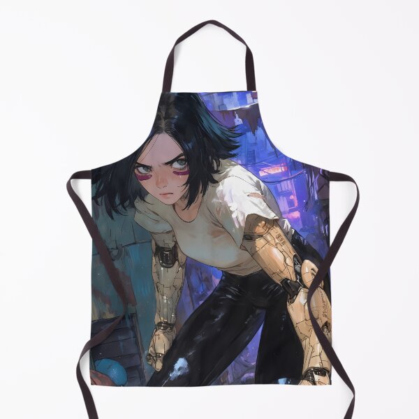 Item preview, Alita Battle Angel Fierce Anime Girl Cyberpunk designed and sold by juniorcastros.