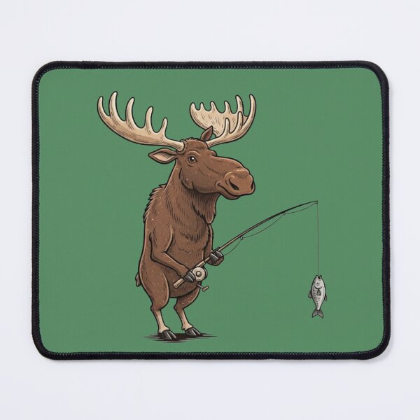 Item preview, Moose fishing  designed and sold by Too Kool Designing .