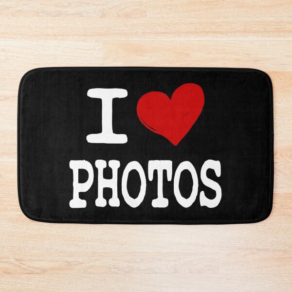Item preview, I Love Photos - Photography Heart Design designed and sold by Suparrific.