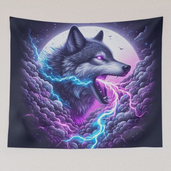 Item preview, Lunar Galactic Wolf Design One designed and sold by Mark Cannon.