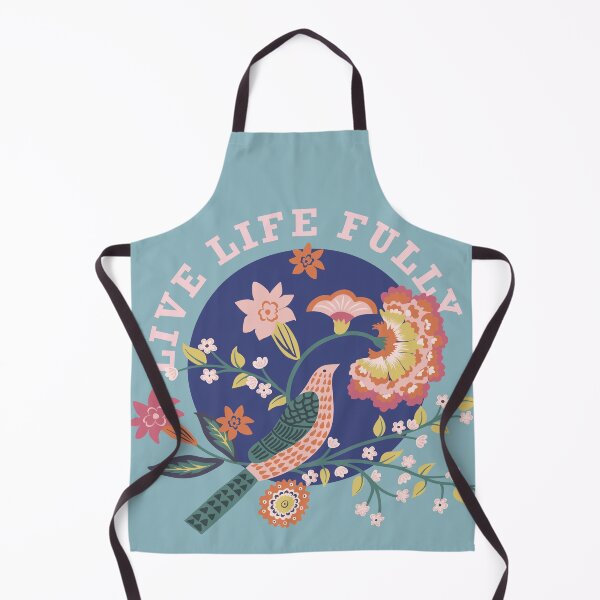 Item preview, Live Life Fully - Spring Floral Bird Affirmations designed and sold by Chigurena.