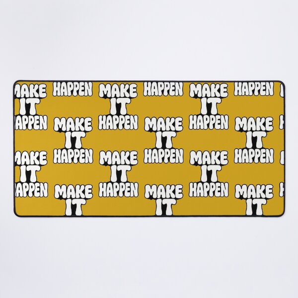 Item preview, Motivational Quote Make It Happen Inspire Action designed and sold by ArtComixHaven.