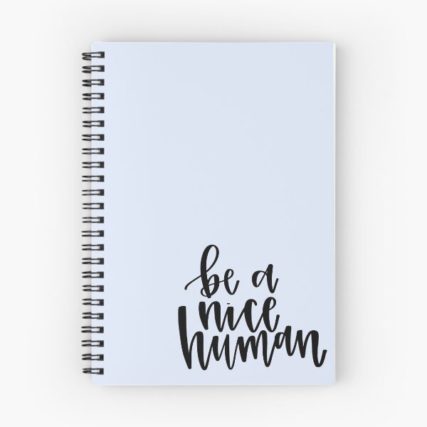 Item preview, Be a Nice Human Handlettered Design designed and sold by Made By Mal Studio.