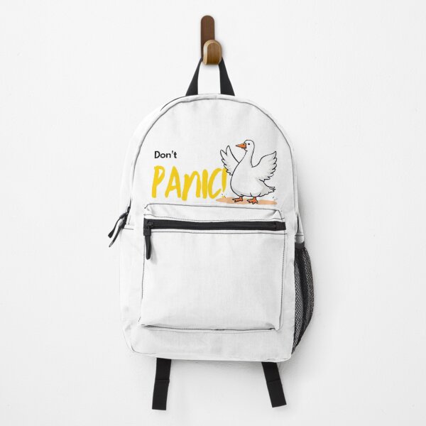 Item preview, Funny Duck “DON’T PANIC” Meme | Whimsical Animal Humor Design designed and sold by Johnathan van Wyk.