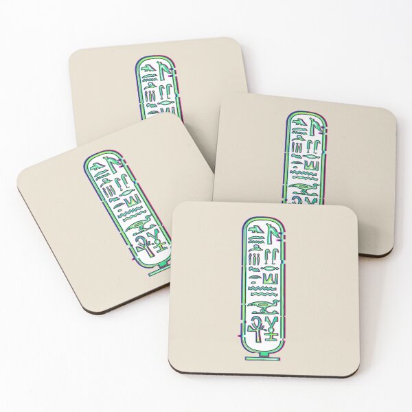 Item preview, Hieroglyphic with Futuristic Glitch-Art Effects designed and sold by ARM-Designs.