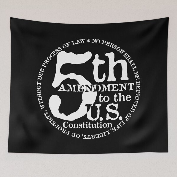 Item preview, Due Process : Fifth Amendment To the U. S. Constitution 4.0 designed and sold by BANDOFSCRIBBLE Hollywood.