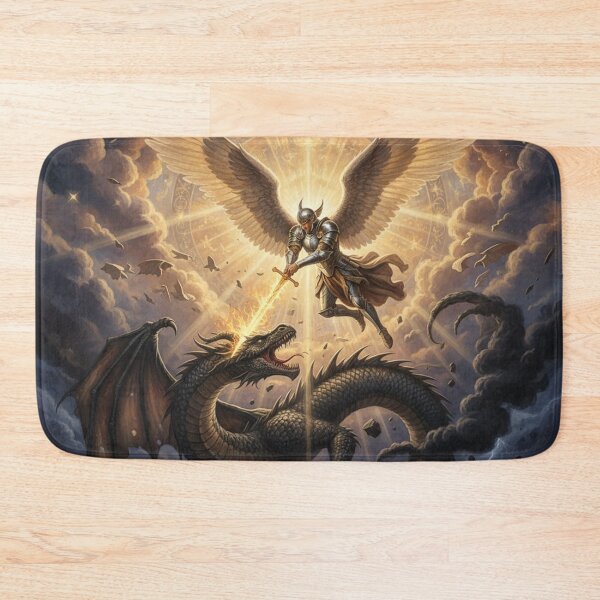 Item preview, Angel Michael Smite the Serpent designed and sold by shakespeare1212.